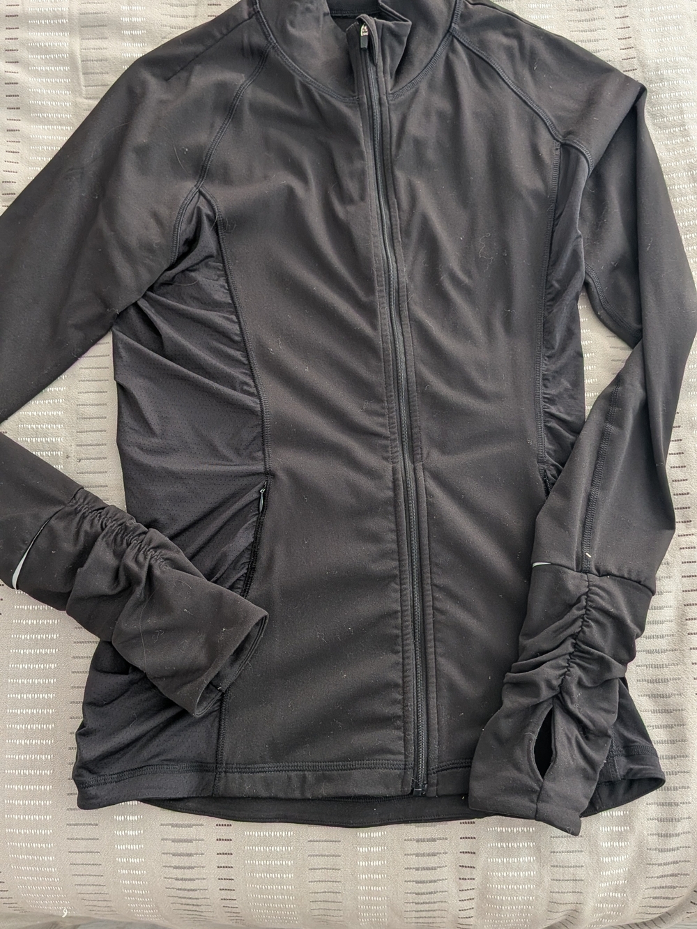 Victoria's Secret Black Full‑Zip Utility Jacket